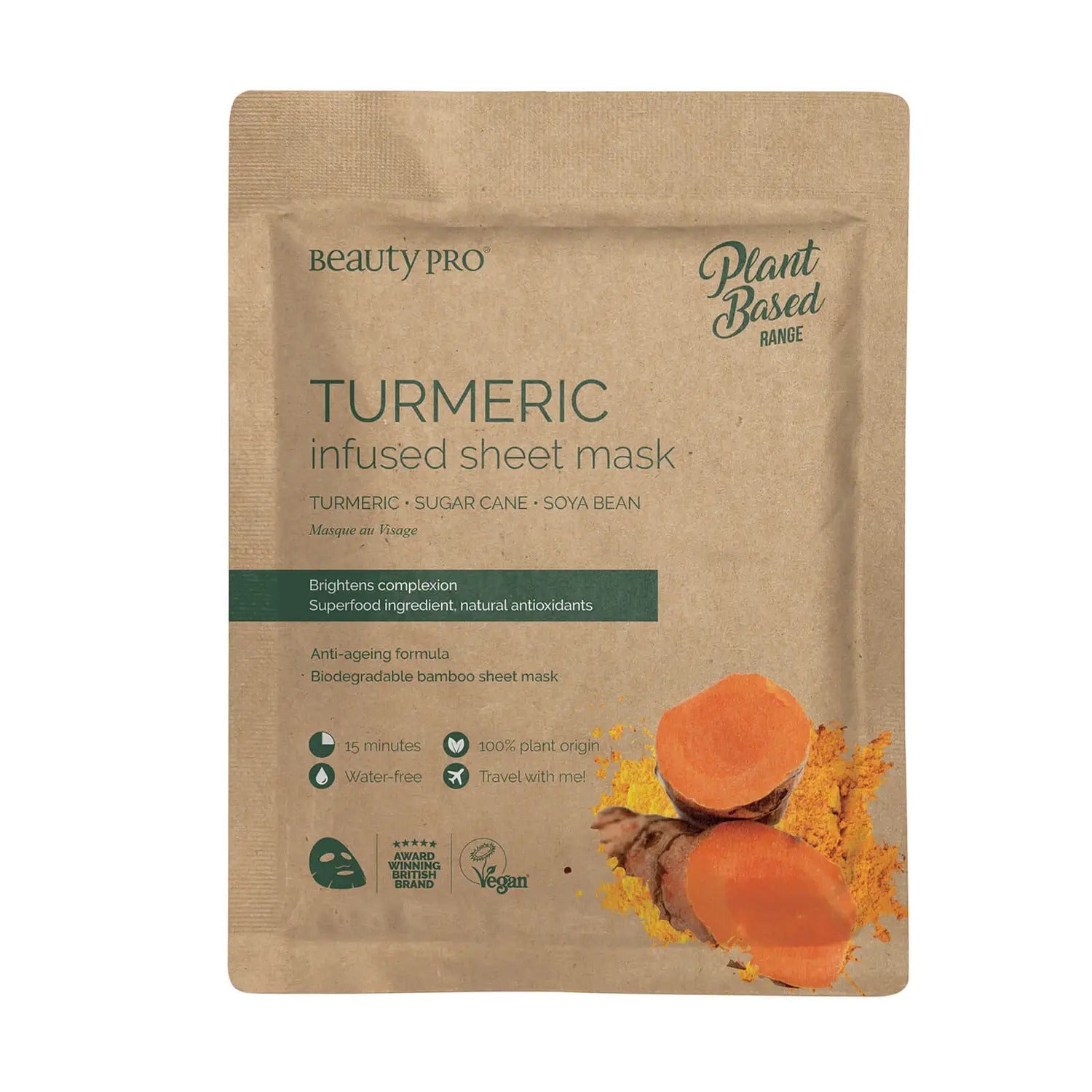 Tumeric Infused Sheet Mask - 22ml