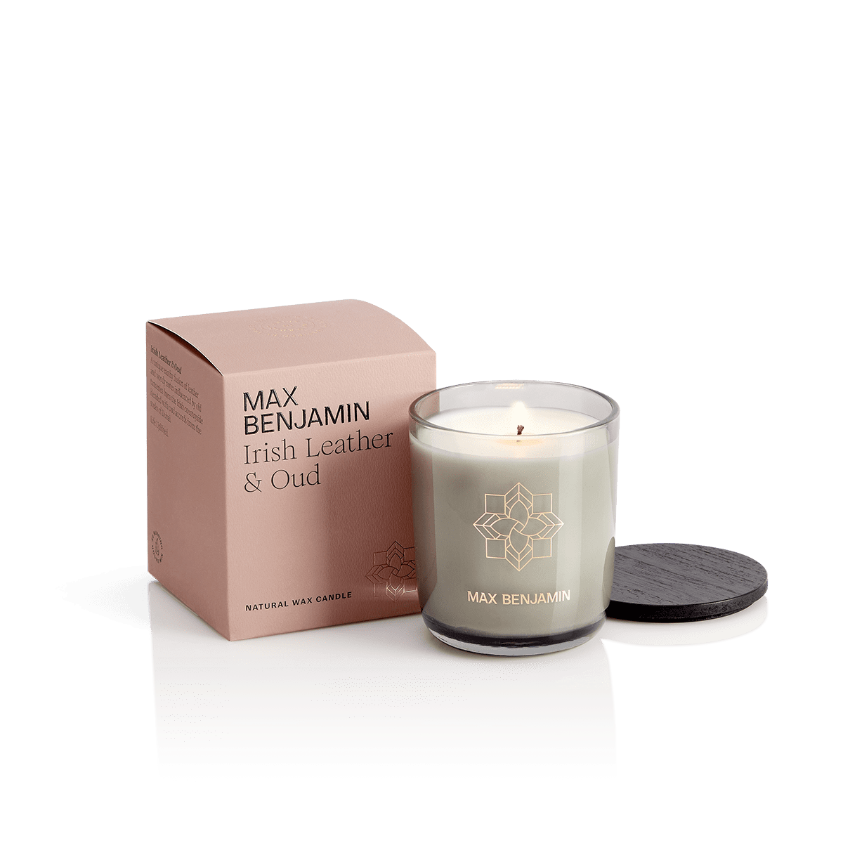 Irish Leather & Oud Candle 210g