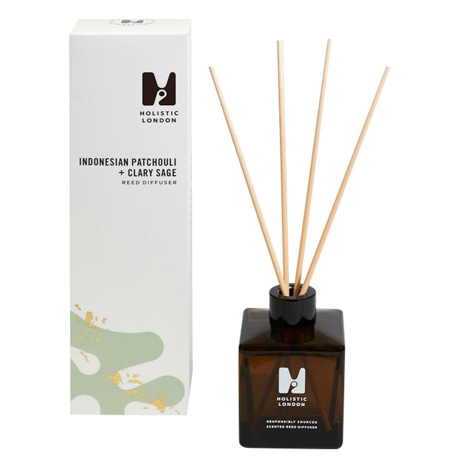 Indonesian Patchouli And Clary Sage Reed Diffuser 170ml