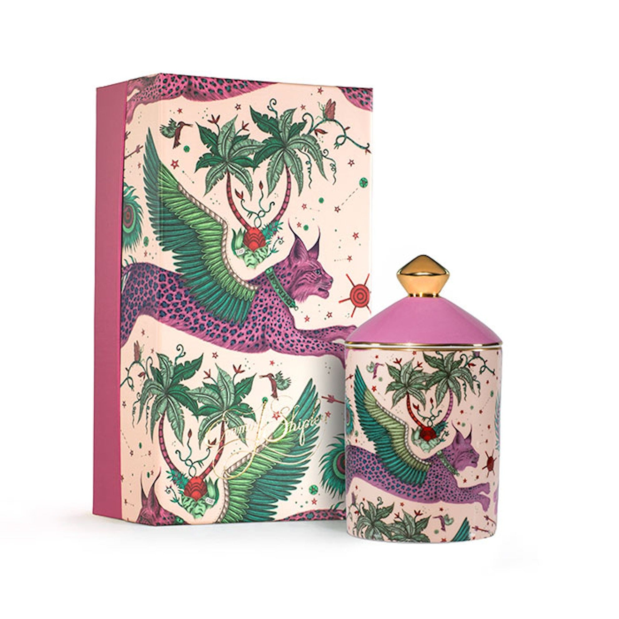 Emma J Shipley Lynx Tuberose & Gingerlily 300ml Candle ThePerfumeWorld