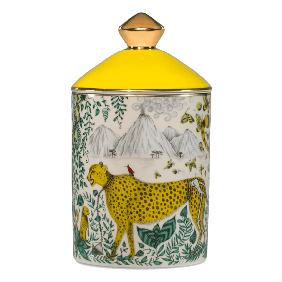Emma J Shipley Cheetah Lemon Zest & Vetiver Candle 300g