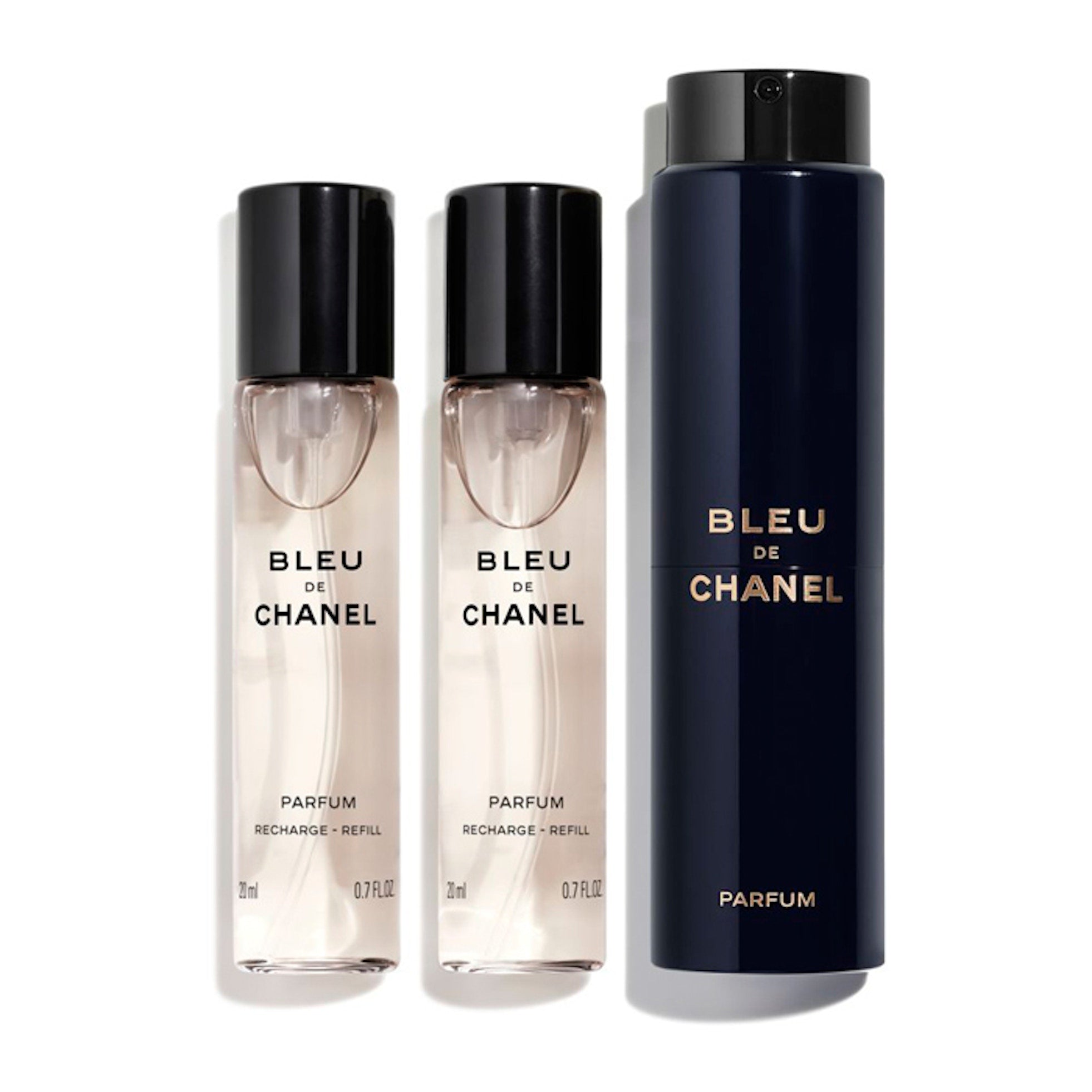 BLEU DE CHANEL Parfum Twist & Spray 3x20ml ThePerfumeWorld