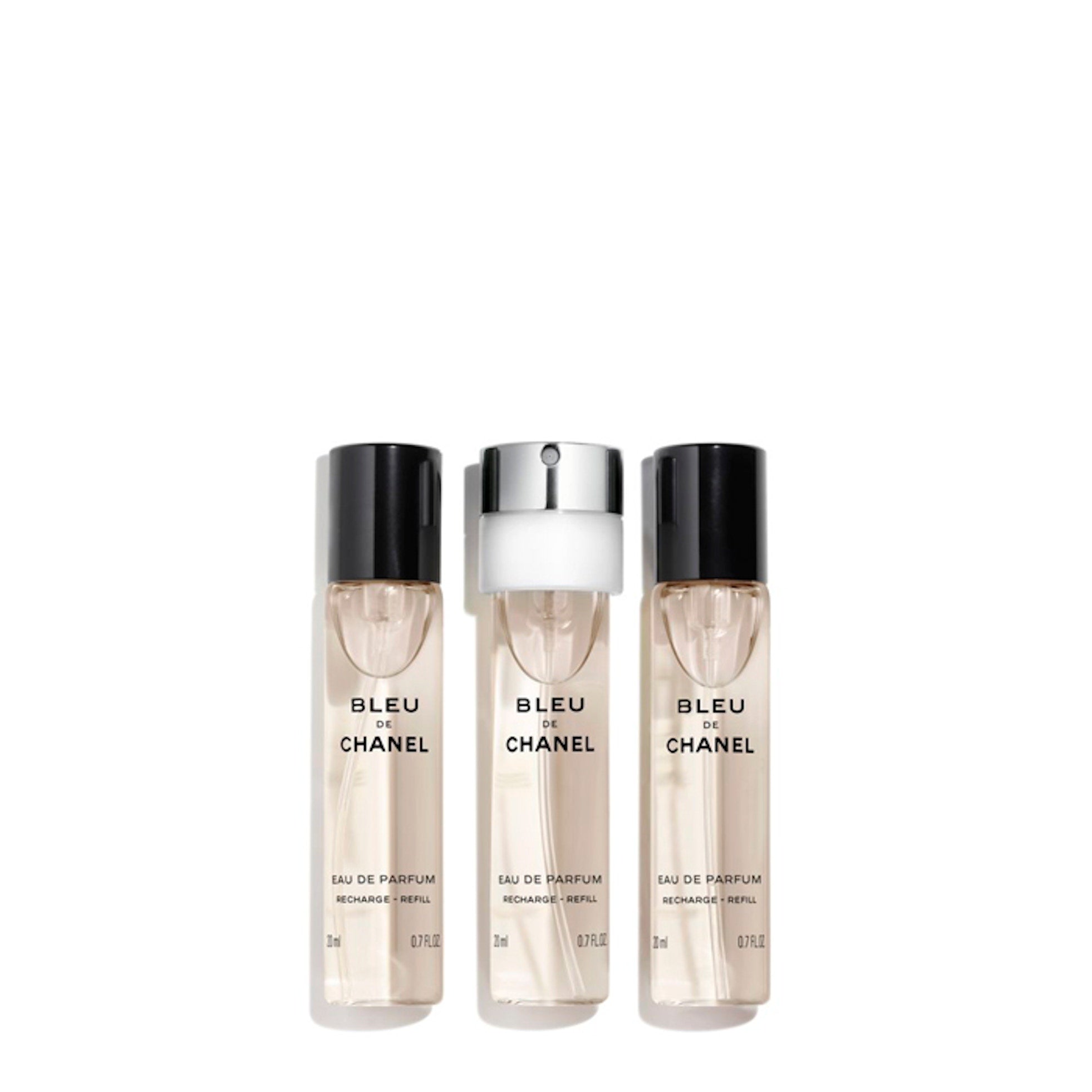 BLEU DE CHANEL Eau De Parfum Twist & Spray 3x20ml Refill ThePerfumeWorld