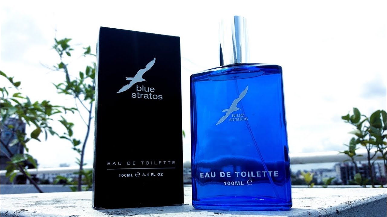 BLUE STRATOS Complete range at the perfume world 