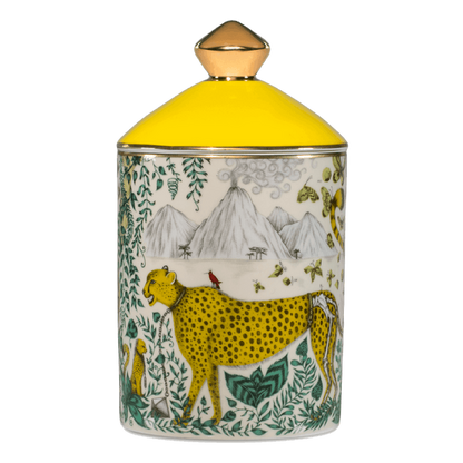 Emma J Shipley Cheetah Lemon Zest &amp; Vetiver Candle 300g