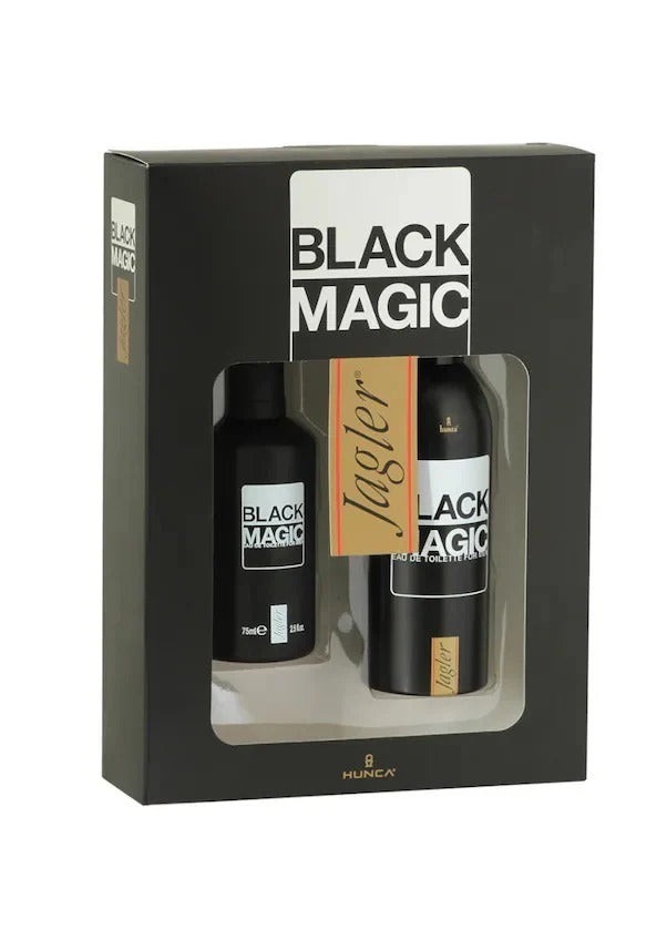 Hunca Set Jagler Black Magic Set Eau De Toilette And Deo,Perfume,75 Ml,By Hunca ...