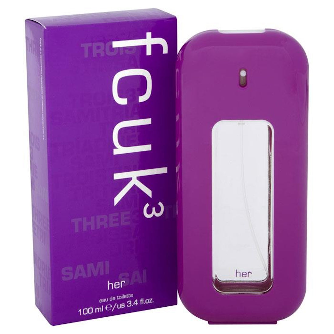 Fcuk 3 Eau De Toilette 100ml Spray ThePerfumeWorld