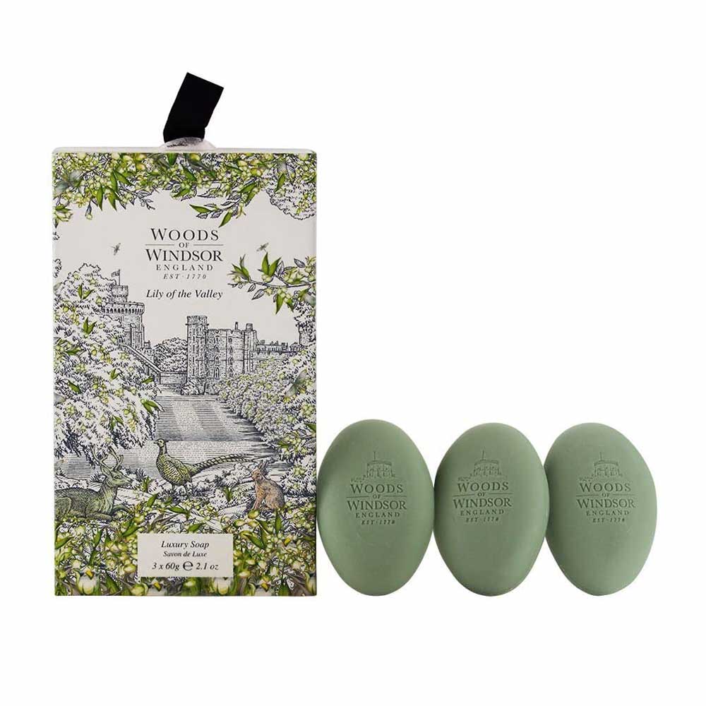 Woods Of Windsor Lily of the Valley Soap 3 x 60gr