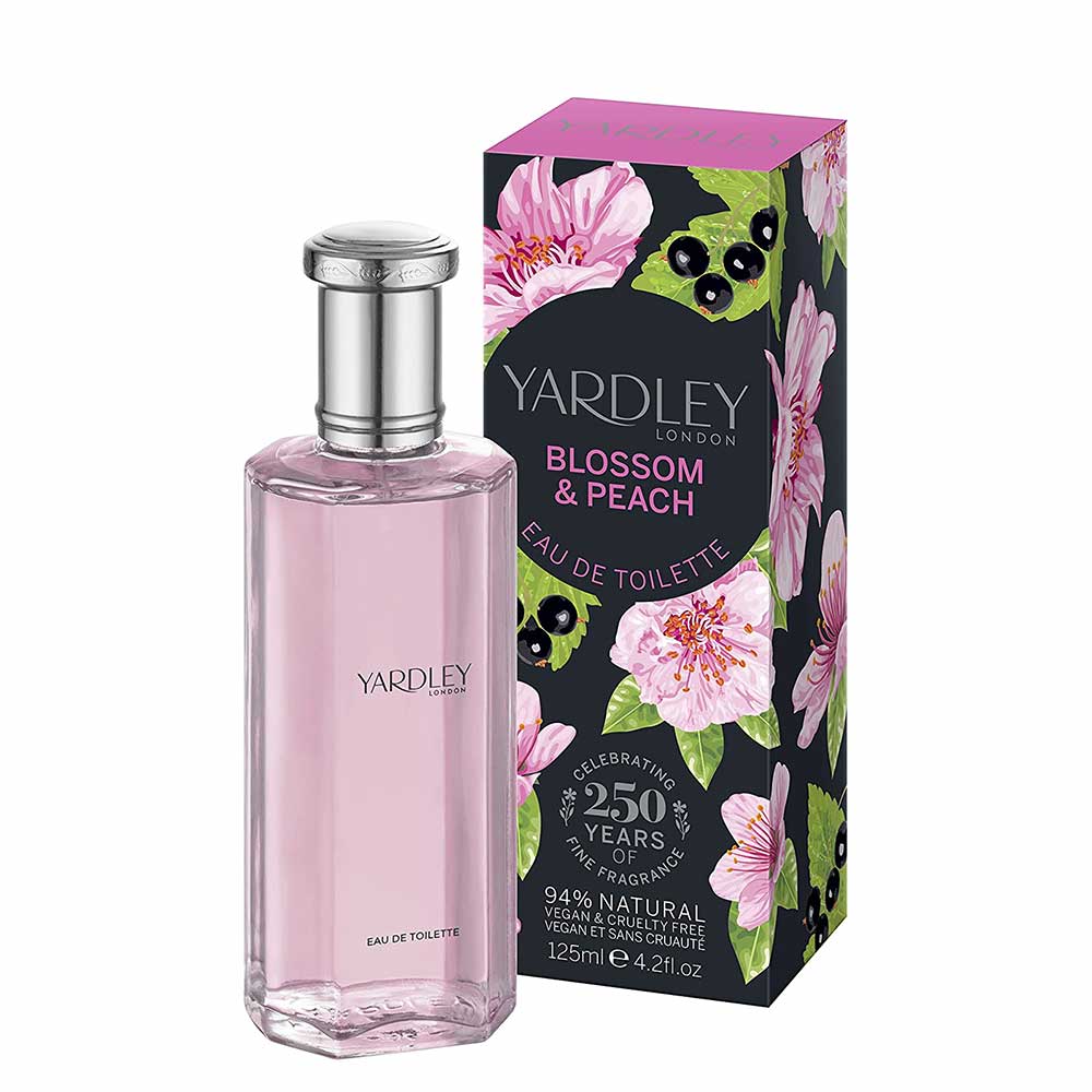 Yardley Cherry Blossom &amp; Peach EDT 125ml Spray