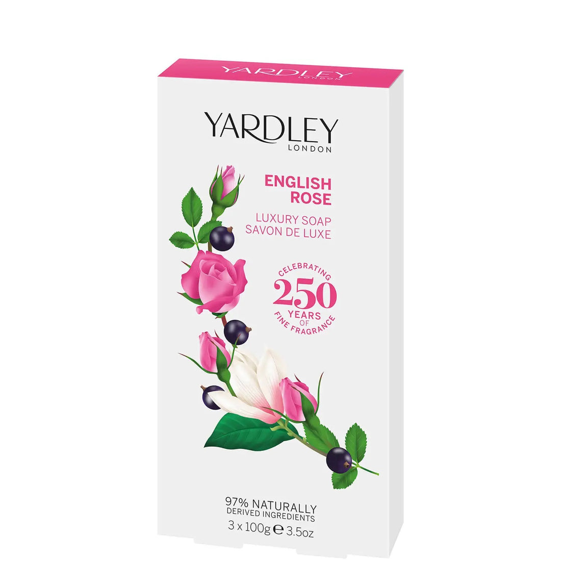 Yardley English Rose 3X100g Soaps