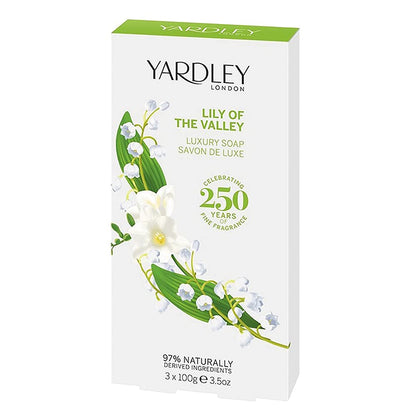 Yardley Lily of The Valley (3X100G) Soaps